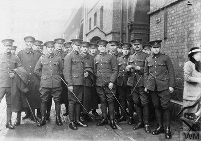 1St Life Guards At Knightsbridge Barracks. (IWM Q 71661)