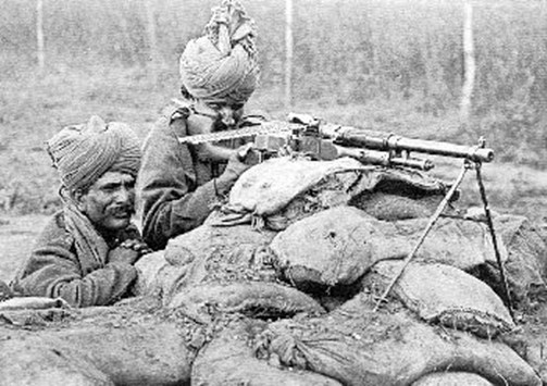 A Benet Mercier Machine Gun Section Of 2Nd Rajput Light Infantry