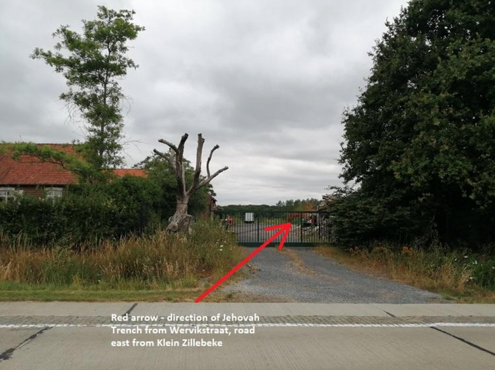 Jehovah Trench The German Front Line 31 July 1917