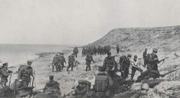 1St Essex Landing At Cape Helles