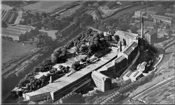 Aerial Photo Of Shaw Lodge Mills, Halifax, Where Harold’S Widow Lily Worked As A Twister Of Worsted In 1921