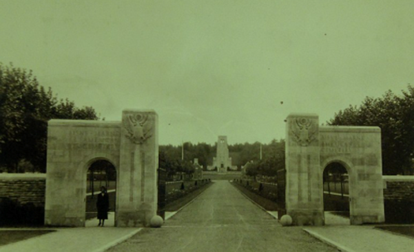 Entrance Gate 1923 Aisne Marne American Cemetery And Memorial