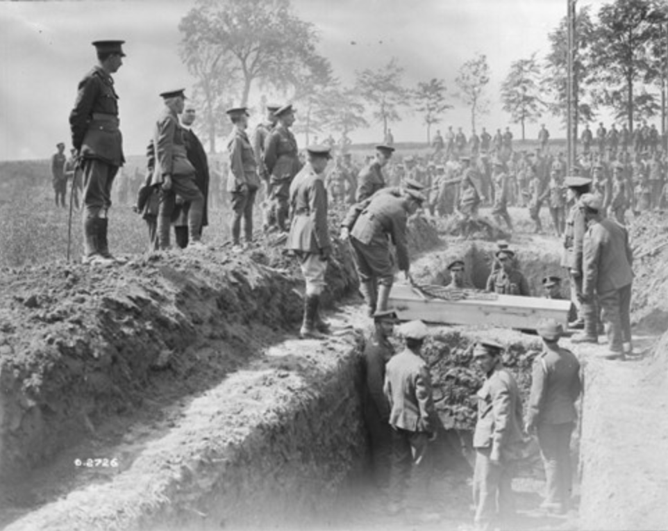 The Coffin Of Lieutenant Abner Sage, American Medical Reserve Corps