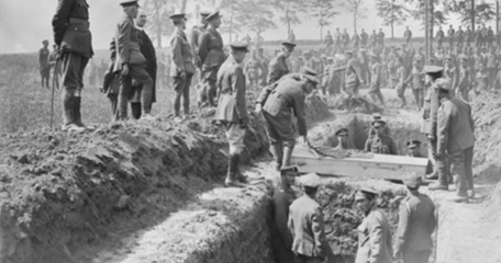 The Coffin Of Lieutenant Abner Sage, American Medical Reserve Corps