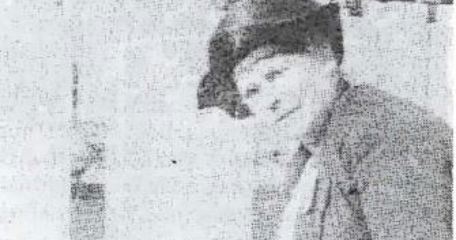 Mr George Horey Standing Behind His Son's Headstone Al Daours Communal Cemetery Extension On September 30, 1923