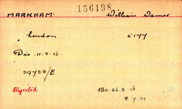 A Chelsea 'E' Case Numbered 39788:E