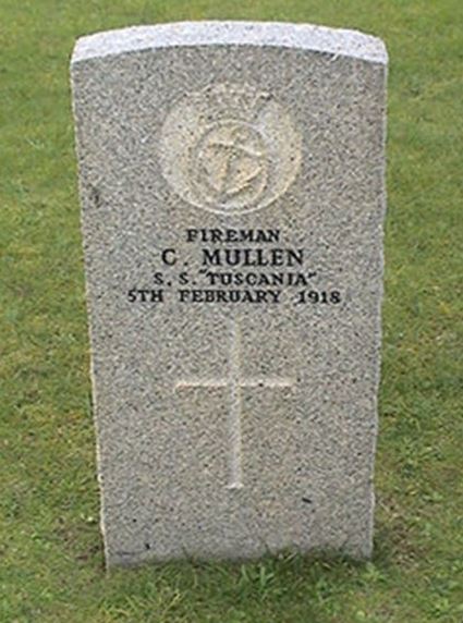 The Headstone Of Trimmer Charles Mullen In The Kilnaughton Military Cemetery On Islay.