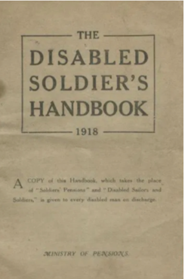 Advice Pamphlet For Disabled Soldiers