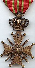 George Boylin Had Been Awarded The (Belgian) Croix De Guerre