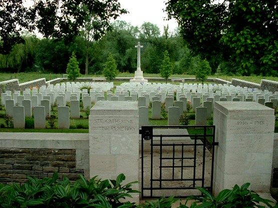 Ste Catherine British Cemetery.