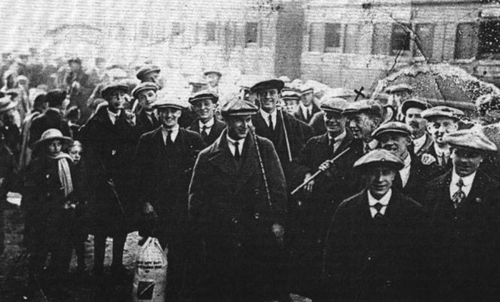 Arrival At Masham, Leeds Pals