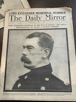The Daily Mirror Headline About Kitchener