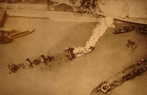 Positions Of HMS Intrepid And HMS Iphigenia