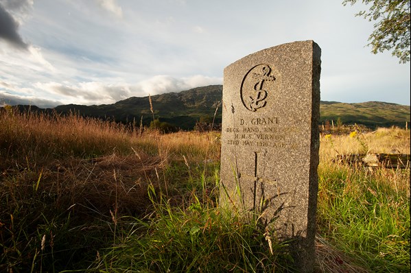 The Granite Headstone For D. Grant