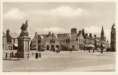 The Buckie War Memorial Before Its Move