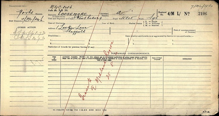 Ledger Arnold Loosemore