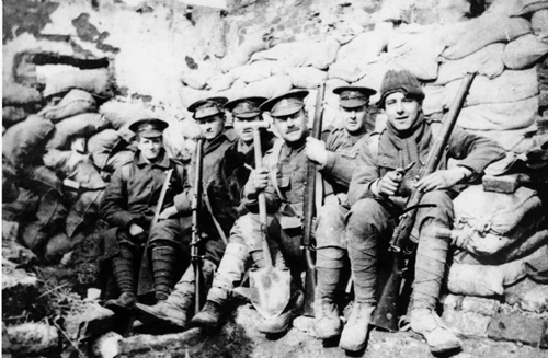 Men Of The London Rifle Brigade In Trenches