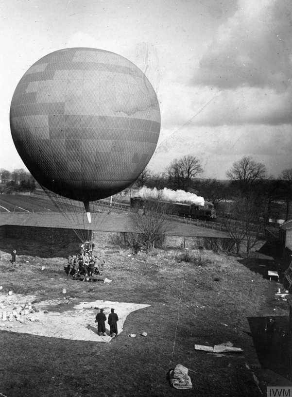 Balloon Ready For A Flight At Farnborough Naval Wing