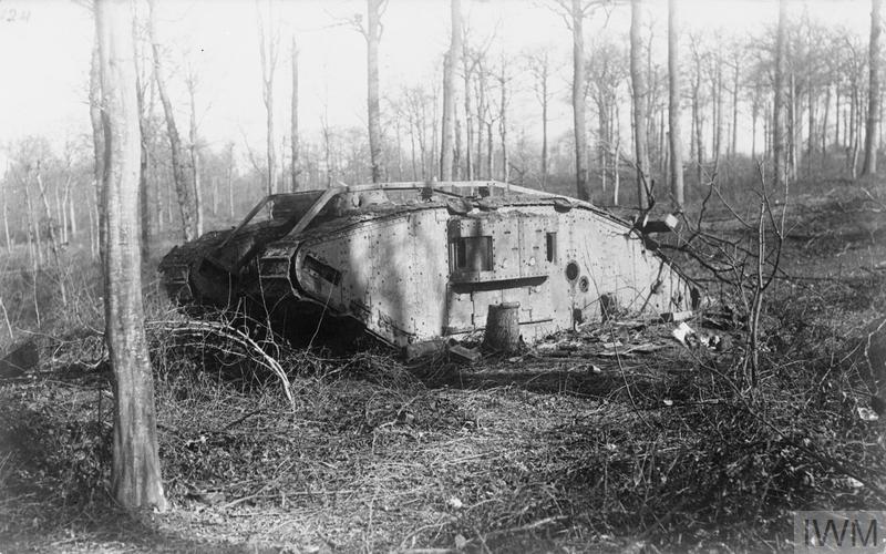 WW1 British Tank In Bourlon Wood