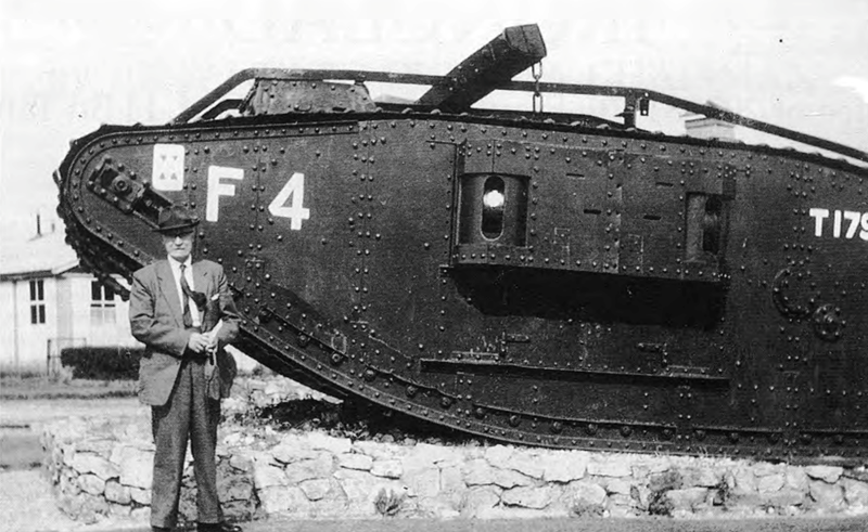 Frank Beresford Visiting Bovington Tank Museum In 1960