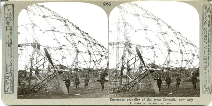 Another Excellent Photo This Time Showing The Results Of A Zeppelin Raid Is Below.
