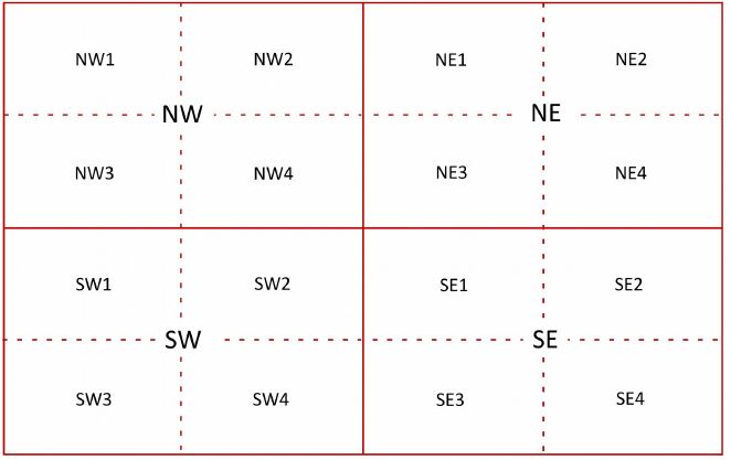 40,000 Sheet Subdivided