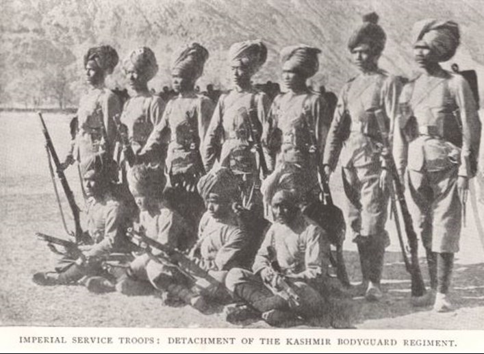 A Detachment Of 2Nd Kashmir Rifles (Body Guard Regiment).