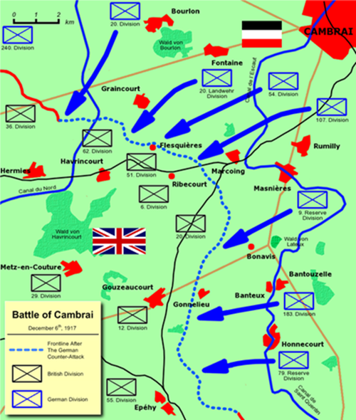Battle Of Cambrai German Counter Offensive