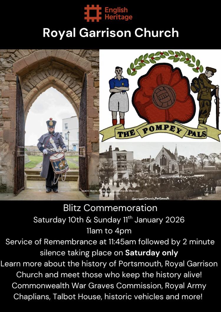 English Heritage Royal Garrison Church Jan 26