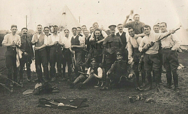 A Group Of The 1St Hampshire Carabiniers Yeomanry
