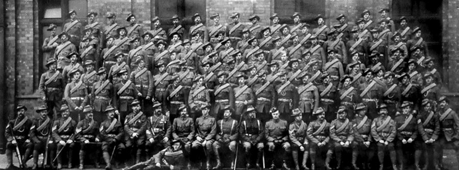 A Company Of Imperial Yeomary In The Boer War (This Image Is Of The 65Th Company, 17Th Battalion).