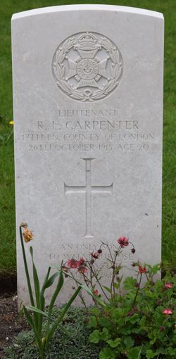Robert Carpenter's Headstone In Dud Corner Cemetery