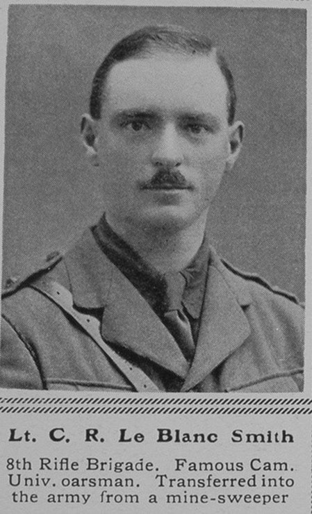 Lieutenant Charles Ralph Le Blanc-Smith, 8th Rifle Brigade (Image: ww1photos.com).