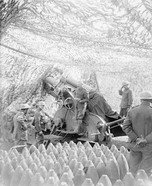 A Inch Howitzer Of The 91St Battery RGA.