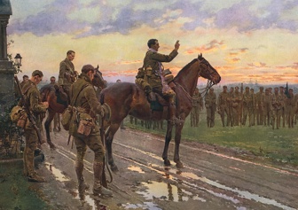 The Last General Absolution Of The Munsters At Rue Du Bois By Matania