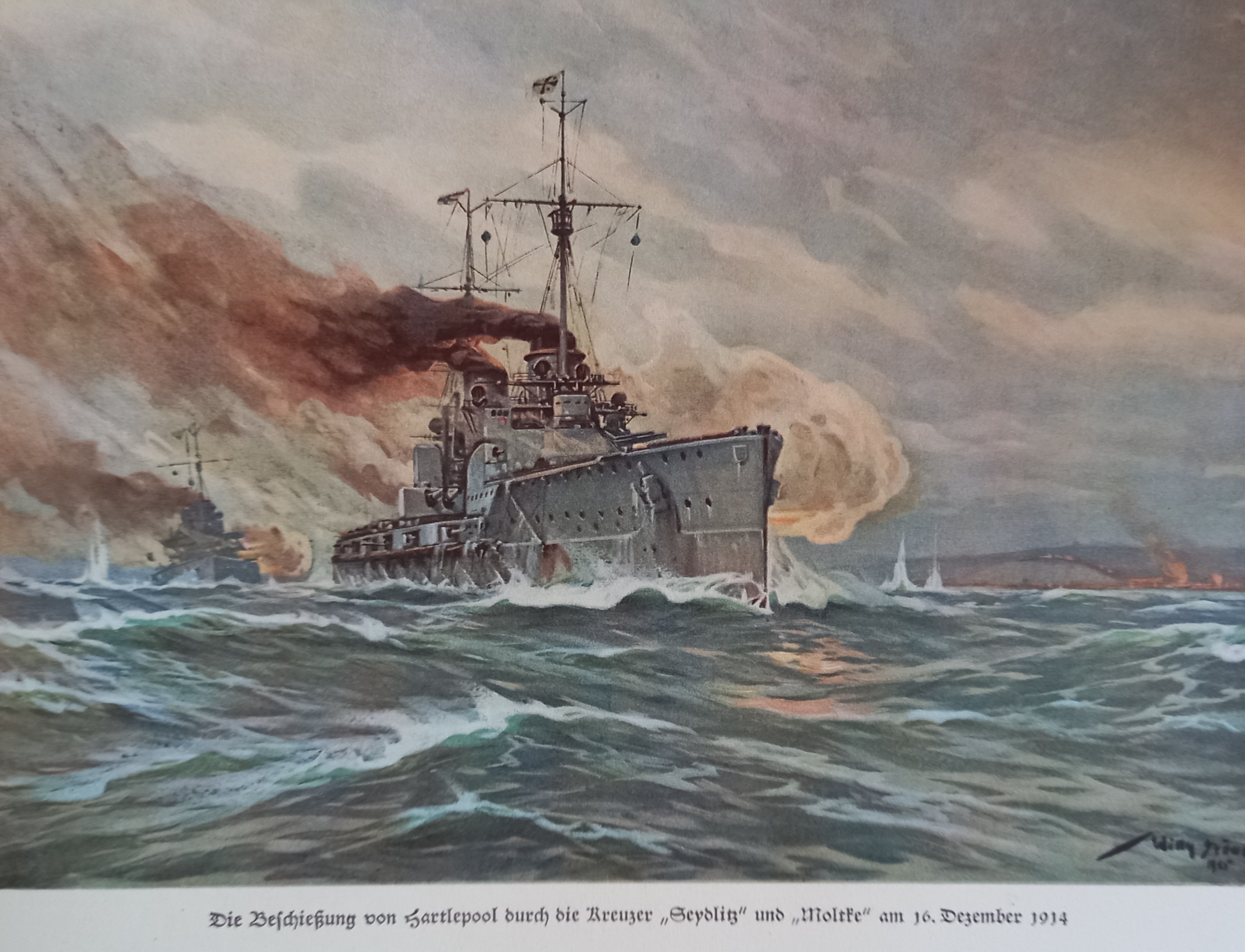3 Die Beschießung Von Hartlepool Durch Die Kreuzer SEYDLITZ Und MOLTKE Am 16. Dezember 1914