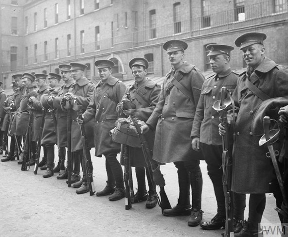 Blues Royal Horse Guards Dismounted (IWM Q 66195)