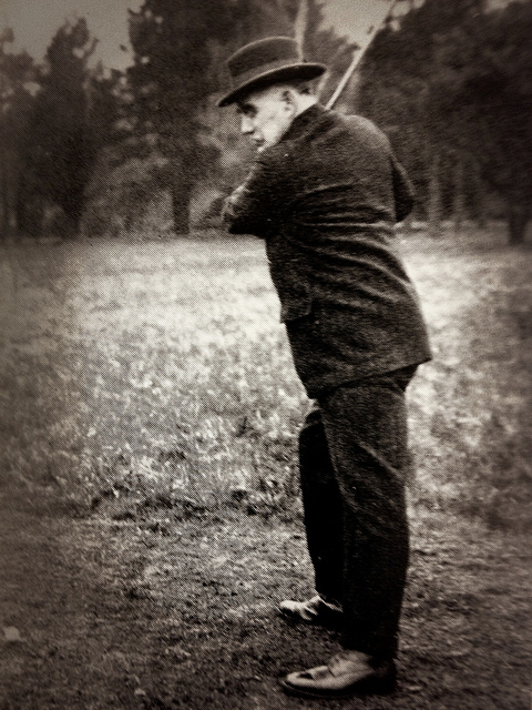 Robertson Playing Golf
