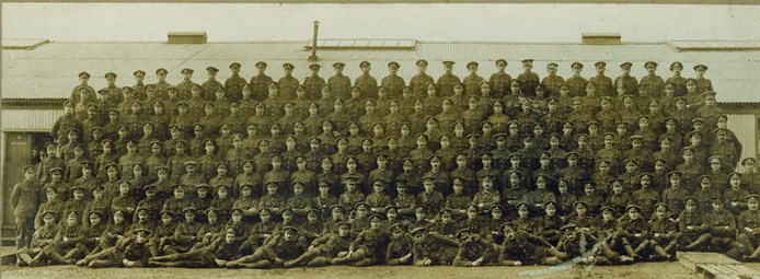 'A' Company, 3Rd South Downs Battalion; Around Three Quarters Of These Men Became Casualties On 30Th June 1916. Image Courtesy Of Paul Reed.