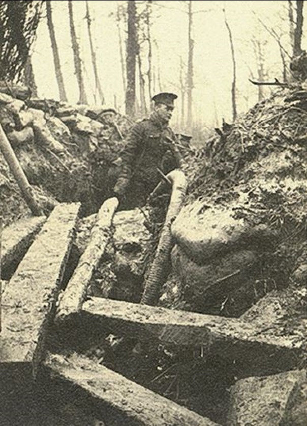 Soldiers In The Night Trench