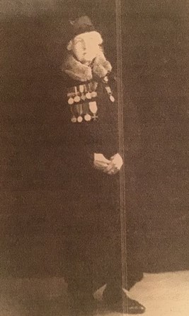 Alfred’S Mother Wearing His Medals