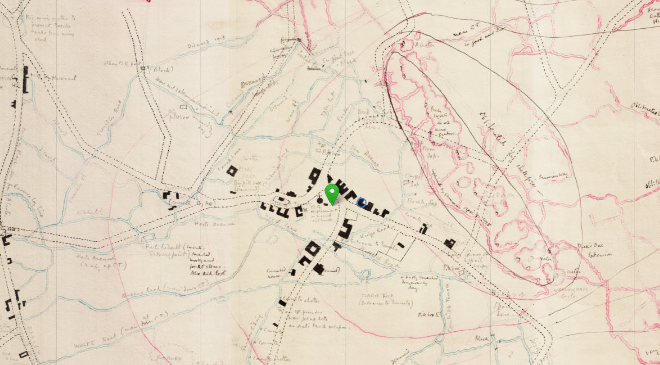 Trench System At Givenchy In September 1918