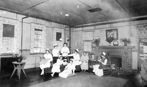Nurses At Camp Lewis (From Camp Lewis In The WW1 Era)