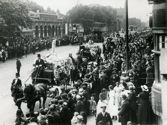 Funeral Procession 20 June 1917 C Tower Hamlets Local History Library And Archives