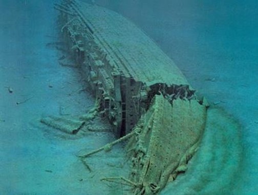 Britannic On Sea Bed