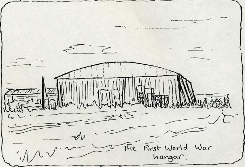 Impression Of The Remaining Hangar From WW1. It Is The Only Former 1916 RFC Hangar That Remains At Bramham Moor