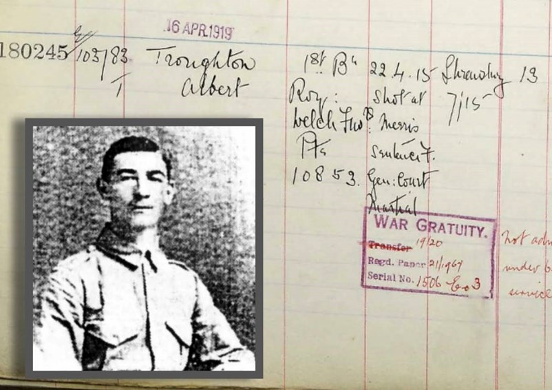 Albert Troughton Court Martial