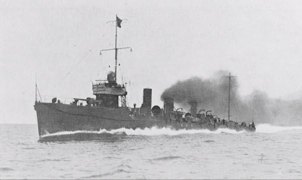 Sakaki During Speed Trials In 1915