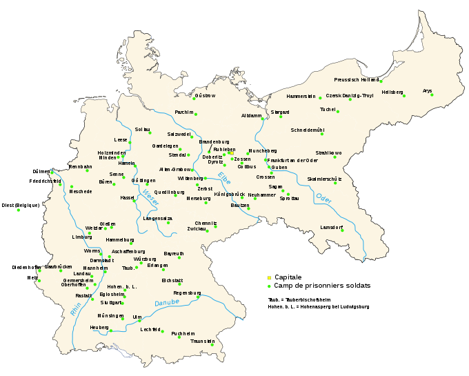 Prisoner Of War Camps In Germany 1914 18
