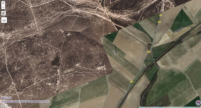 2 Tracks And A Modern Wind Turbine